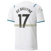 Original Fußballtrikot Manchester City Kevin De Bruyne 17 Auswärtstrikot 2021-22 Für Herren